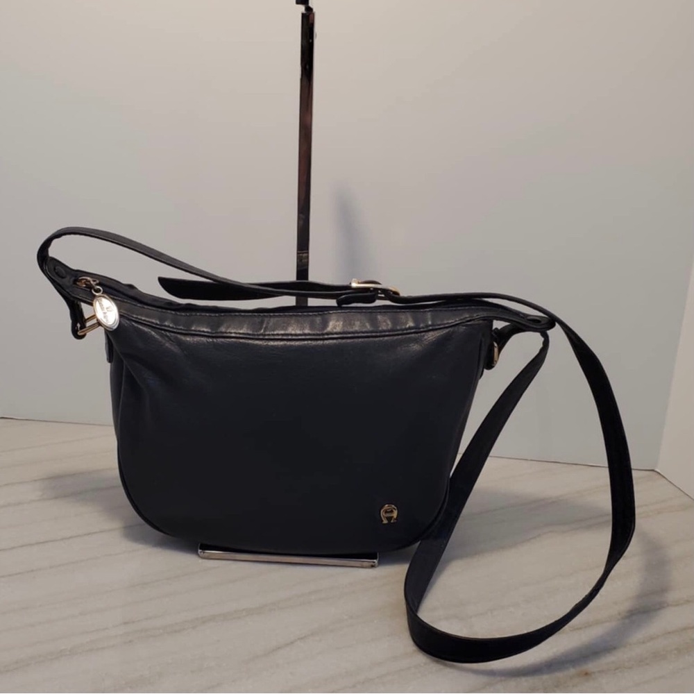 Etienne Aigner Crossbody bag Blue/Black Vintage